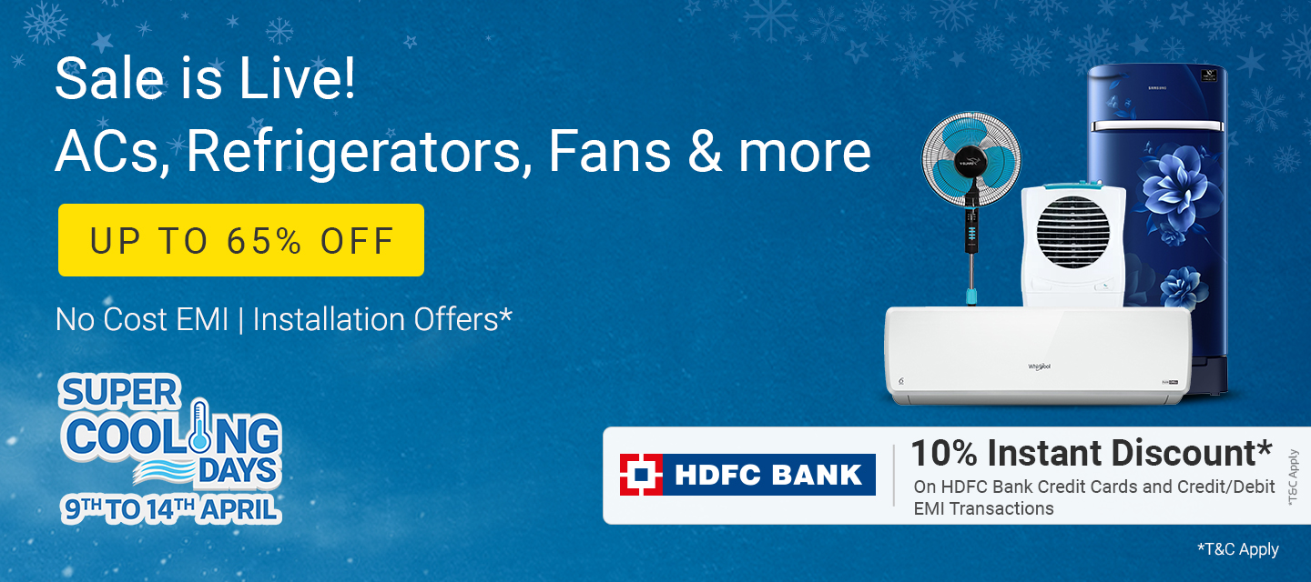 super sale on AC, Refrigerator, Fan and more